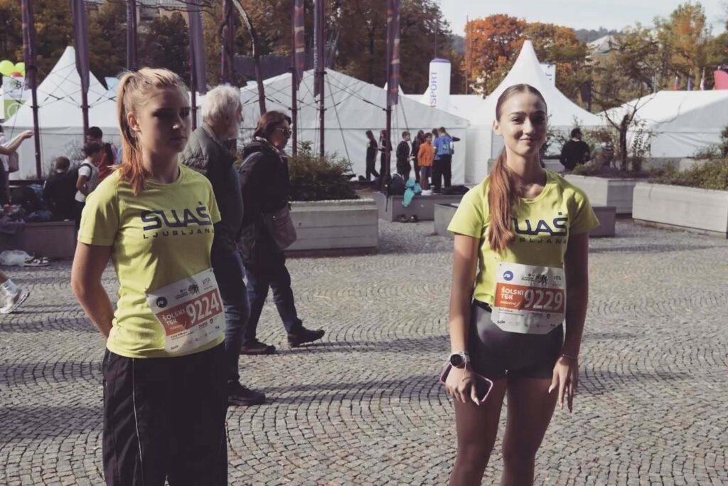 Dijakinje blestele na ljubljanskem maratonu!, SUA&Scaron; Ljubljana
