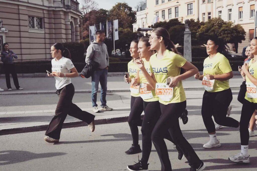 Dijakinje blestele na ljubljanskem maratonu!, SUA&Scaron; Ljubljana